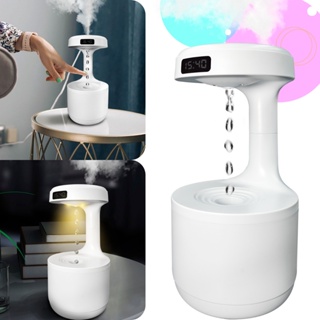 Umidificador De Ar Anti Gravidade Gota De Água Ambiente Led