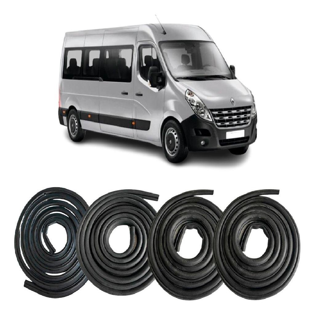 Kit Borracha Vedação Das Portas Renault Master 2013 A 2019