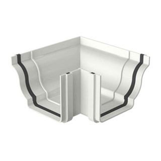 Esquadro para calha externo Aquapluv Style branco Tigre