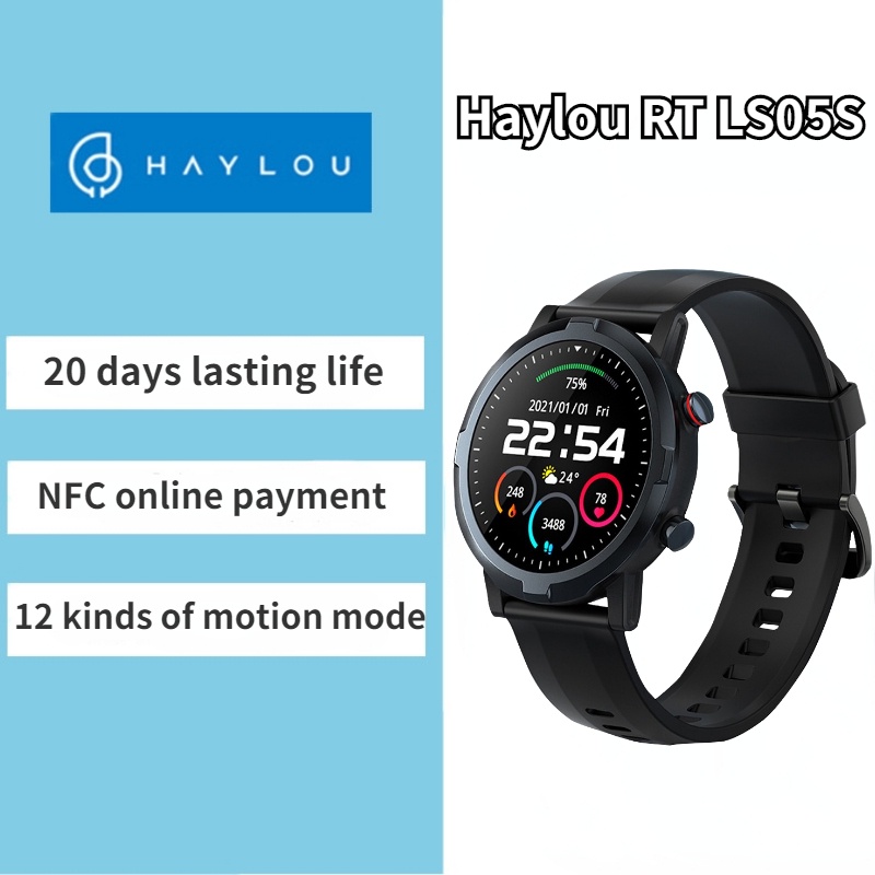 Smartwatch Haylou Ls05s Rt Solar Esportivo Global Original