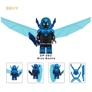 DC Super Heróis Mistérios Homens Misteriosos Quadrinhos Carocha Azul Mini Tijolos Figura Coletor De Plástico Para Crianças XP563