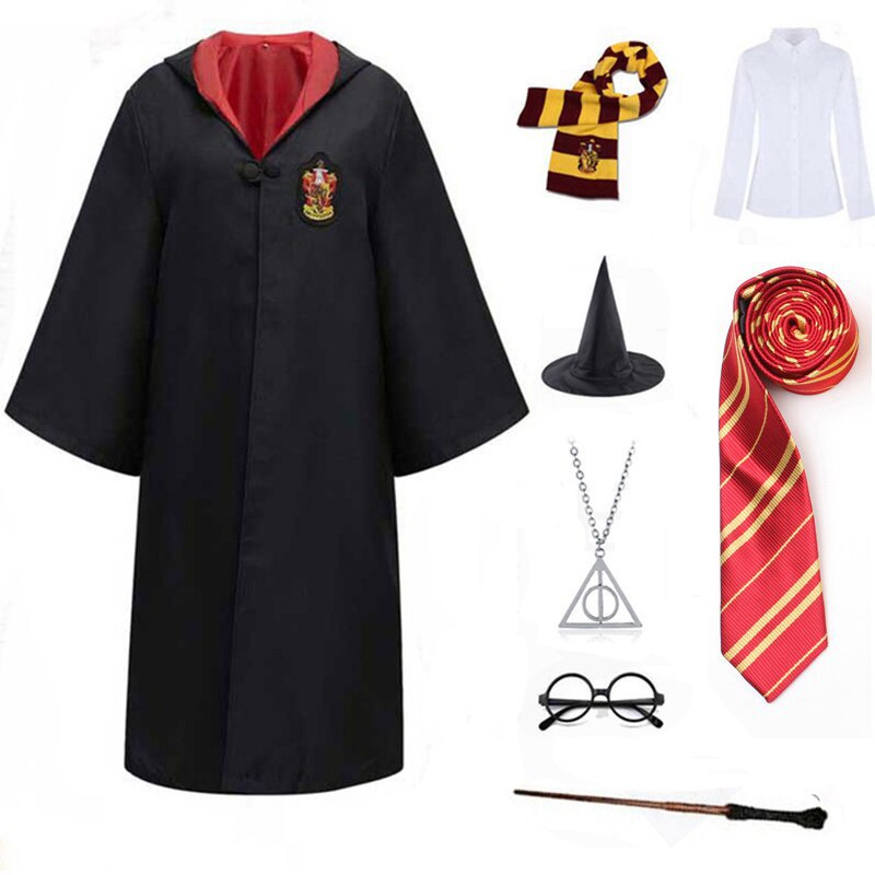Harry Potter Roupa Mágica Ao Redor Da COS Slytherin School Uniformes ...