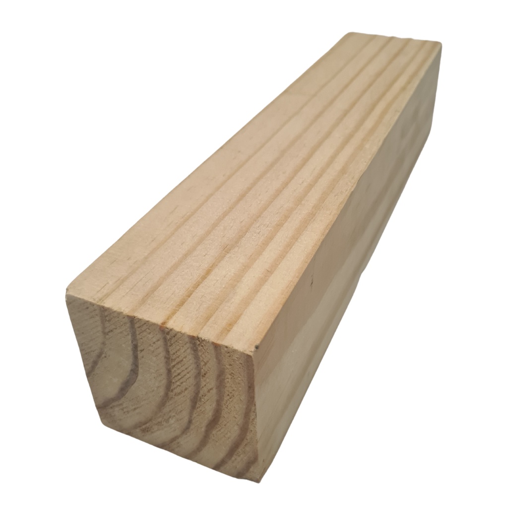 4 Caibro P/ Artesanato Madeiras Pinus 4,5x4,5x100cm