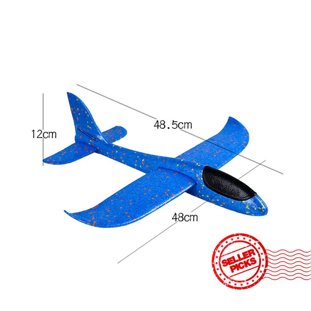 20 pçs mini diy mão jogar voando planador aviões espuma avião jogo