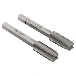 Macho Manual de Aço Rápido MA 10x1,50mm com 2 Peças Vonder