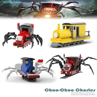 Novo Jogo De Terrores BuildMoc Choo-Charles Blocos De Construção Conjunto  Dungeon Tijolos Trem Aranha Modelo MOC Brinquedos