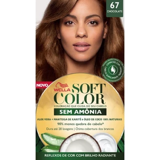 Tintura Wella Soft Color 67 Chocolate Com 1 Unidade
