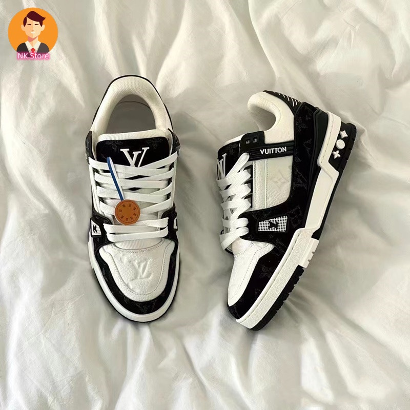 Promoção Sapatos de Tênis de Treinador Sapatos de Tênis de Corrida Sapatos esportivos masculinos Sapatos Casuais Moda Branco Preto