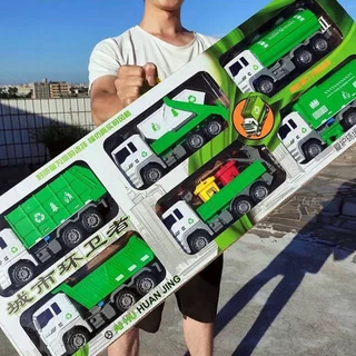 Grande Carro Brinquedo Caminhão De Lixo Cidade Gigante Bombeiro Caminhões Set Grandes Crianças Brinquedos para Meninos Engenharia Veículo Presente Educacional
