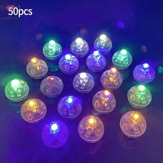 50 Pcs Luzes De Balão Individual LED Bateria Minúscula Sem Fio Para Decorar Sua Varanda Festas