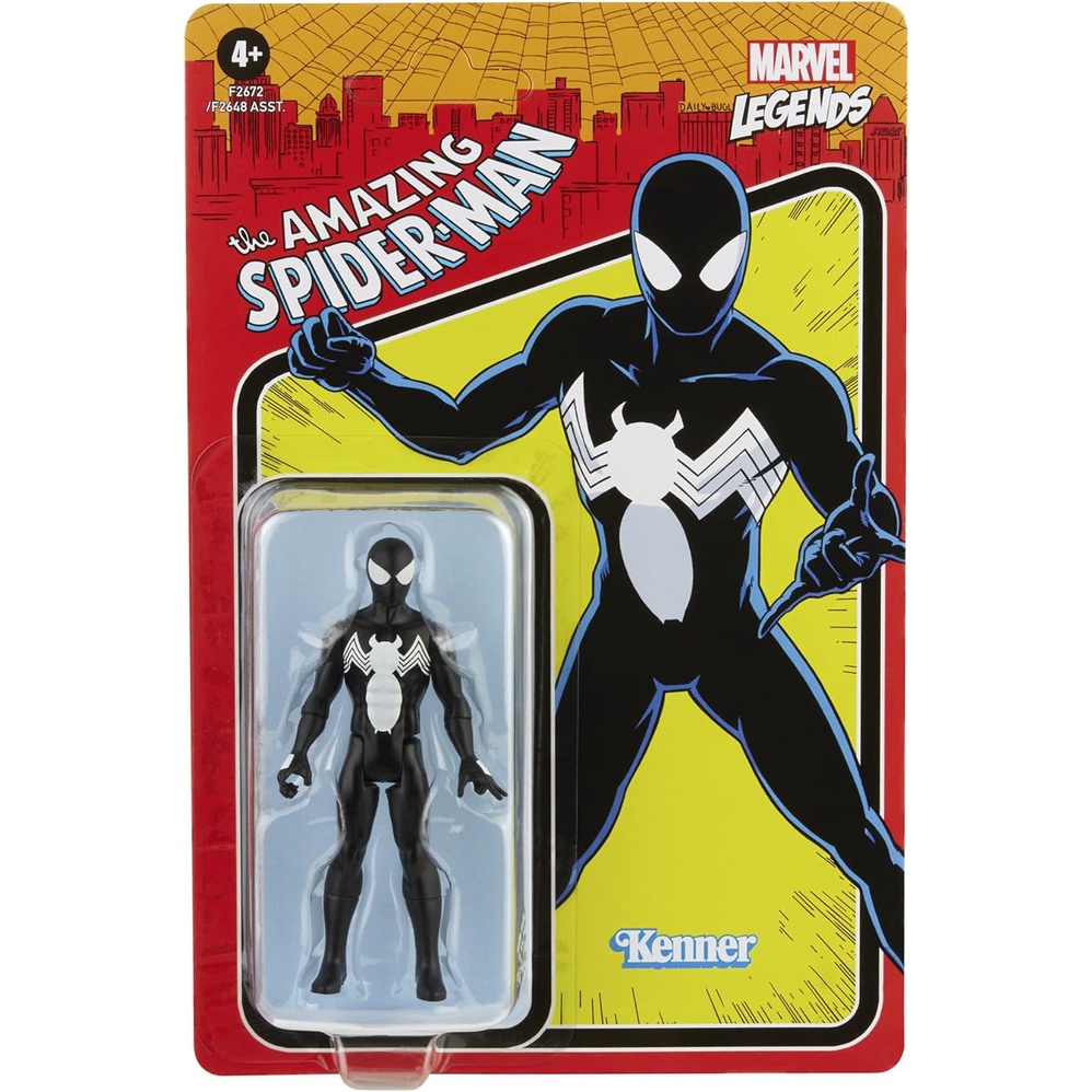 Boneco Legends Spider Man Retro Symbiote Hasbro F2672