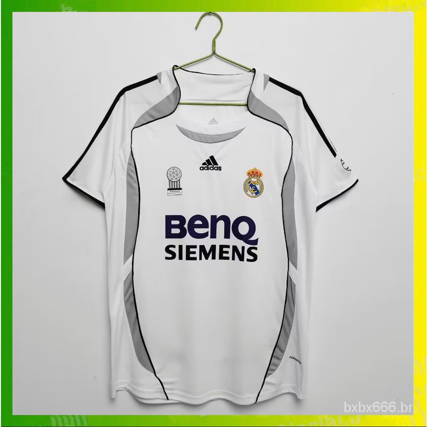 Tailândia retro Temporada 2006/2007 Real Madrid Futebol Nacional Camisa