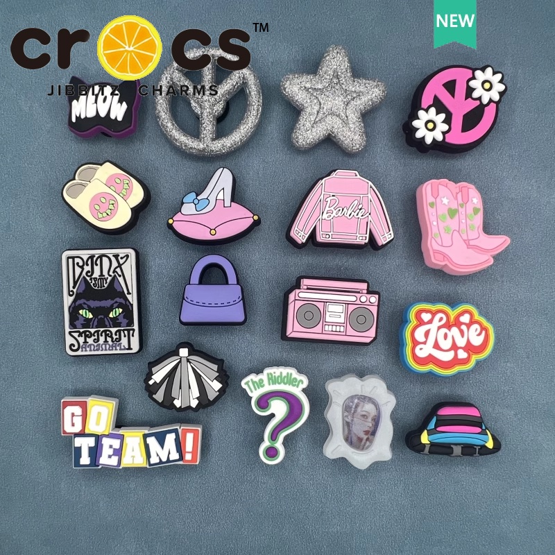 Jibbitz Crocs charme sapato Buckle Cutel Girl Princesa Novo Estilo Crocs Sapatos Flor