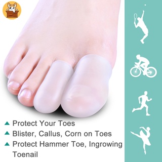 10pcs Pinky Toe Separator, Gel Toe Spacers Straightener, Hammer Toe  Corrector, Silicone Little Toe Spacers para sobreposição do dedo do pé