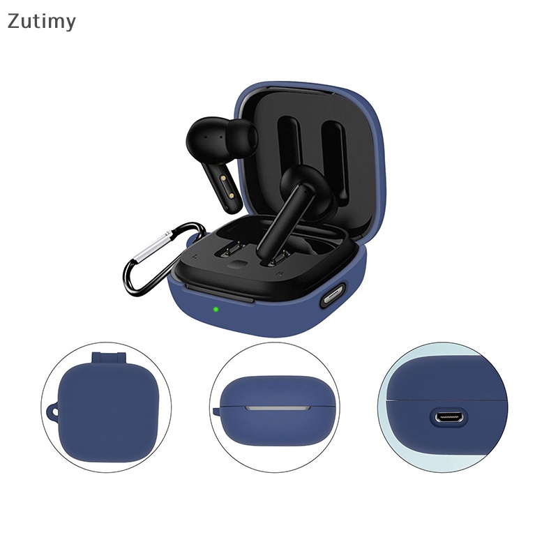 [Zutimy] Capa À Prova De Poeira Para QCY T13 Protetora De Silicone Fone De Ouvido Sem Fio COD