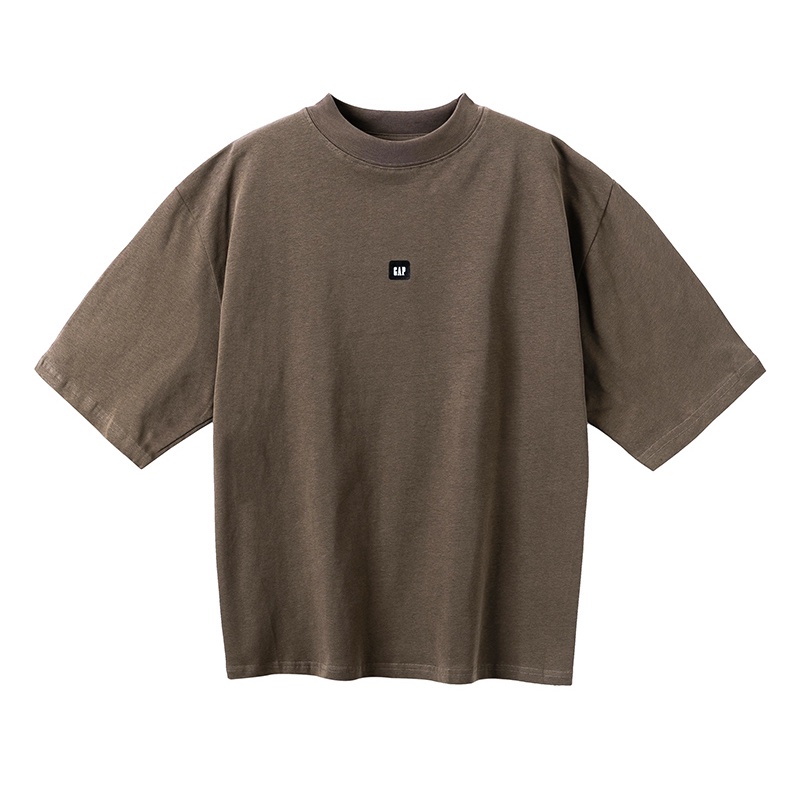 Ready Stock Kanye Camiseta De Três Vias De Algodão casual De Manga Curta Redonda