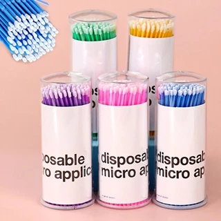 100PCS Cotonete microbrush De Cílios Descartáveis Esfregaço De Algodão Pestanas Individuais PP-901