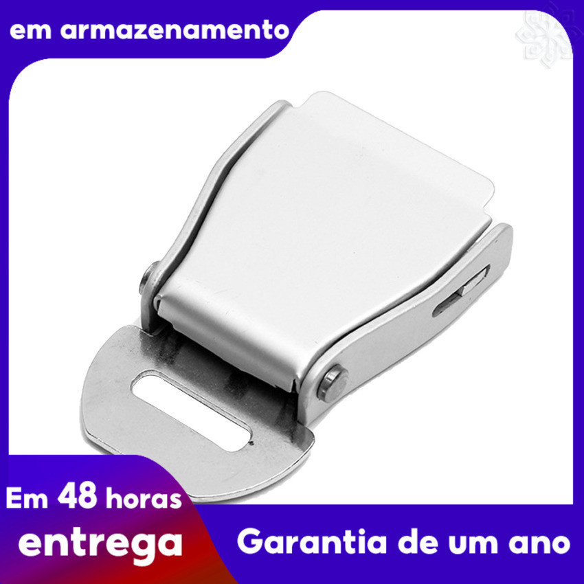 Novo Tipo De Cinto De Segurança Fivelas De Avião Matte Aircraft Automotive Ship Playground 45 Material De Aço