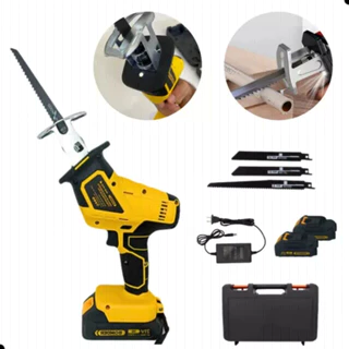 Mini Serra Poda Elétrica Portátil 21v Com 2 Baterias
