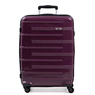 Mala Média Polipropileno 4 Rodas SwissOne Montreux Roxo
