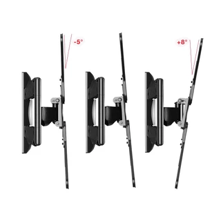 SUPORTE ELG ARTICULADO DE PAREDE PARA TVs 26" A 55" - A02V4N