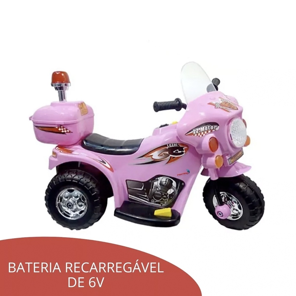Moto Elétrica Infantil Motoca Patrulha Canina Motinha c/Música Luz e sons  Brinquedo Motorizado - Bangtoys - Moto Elétrica Infantil - Magazine Luiza