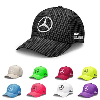 Boné De Basebol De Corrida AMG Mercedes-Benz No . 44 Lewis Hamilton Chapéu De Esporte Motorizado Ajustável