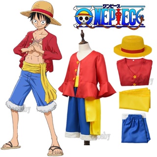 Anime luffy cosplay fantasia filme vermelho traje festa de