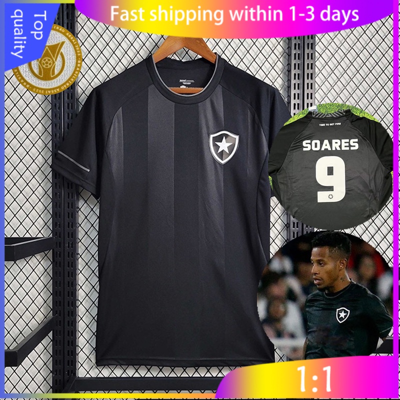 2023-24 Camisa Botafogo II Preta Personalizada De Futebol Número