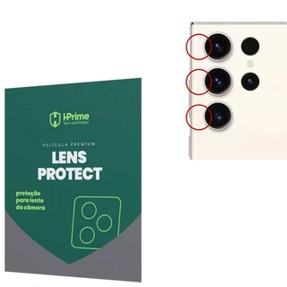 Película HPrime para Samsung Galaxy S23 Ultra 5G 6.8 - Lens Protect / Câmera