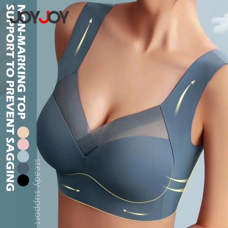Sutiã de látex feminino Bralette sem costura, L-XXXL de tamanho grande, roupa íntima à prova de choque 4Q9M