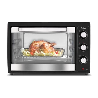 Forno Elétrico Philco PFE42P 38L com Timer de 60 Minutos e Função Dourar 1500W Preto