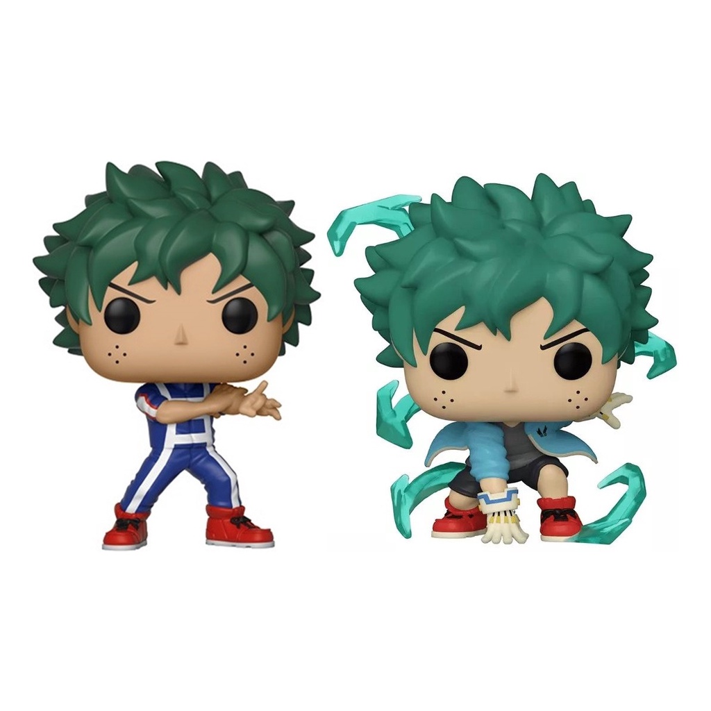 2 Funko Pop Deku Training 373 + Izuku 1140 My Hero Academia