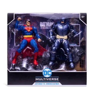 McFarlane Superman vs. Armored Batman (The Dark Knight Returns) 7 "Figura de Ação Articulada Brinquedos 17cm