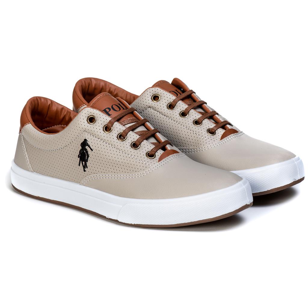 Tenis Sapatenis Masculino Da Polo Original Casual Social Macio Leve Couro Sintético Barato Sapato Social