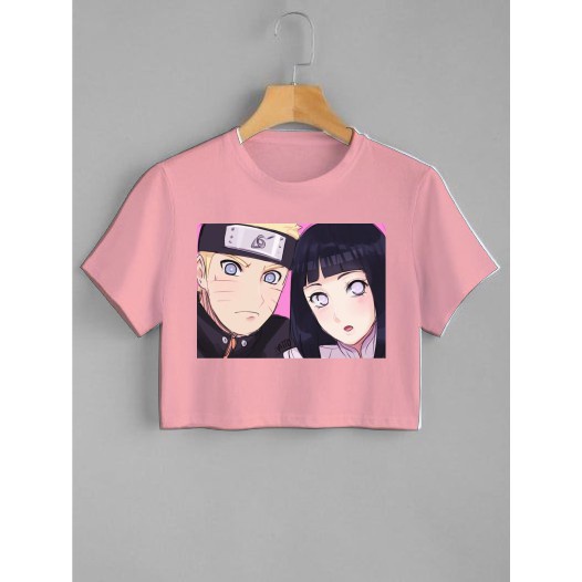 Cropped Anime Naruto E Hinata | Shopee Brasil