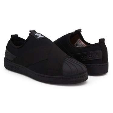 Tênis adidas superstar slip best sale on unissex elástico preto