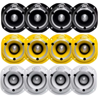 Kit 4x Super Tweeter ETA 44 Trio Alumínio Eros - Várias Cores