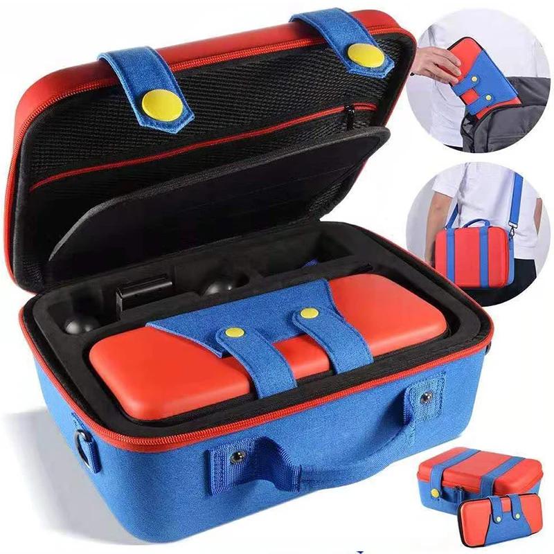 Nintendo Switch Travel Mala De Transporte De Viagem Saco De Armazenamento EVA Capa Dura Compatível Com Sistema Cute E Deluxe Para Mario 2 Em 1
