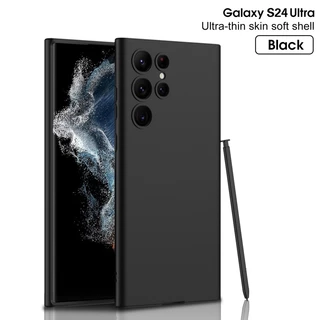 Para Samsung Galaxy S24 Ultra/S24 + Case GKK Capa Protetora De TPU-Fina Com Pele Macia