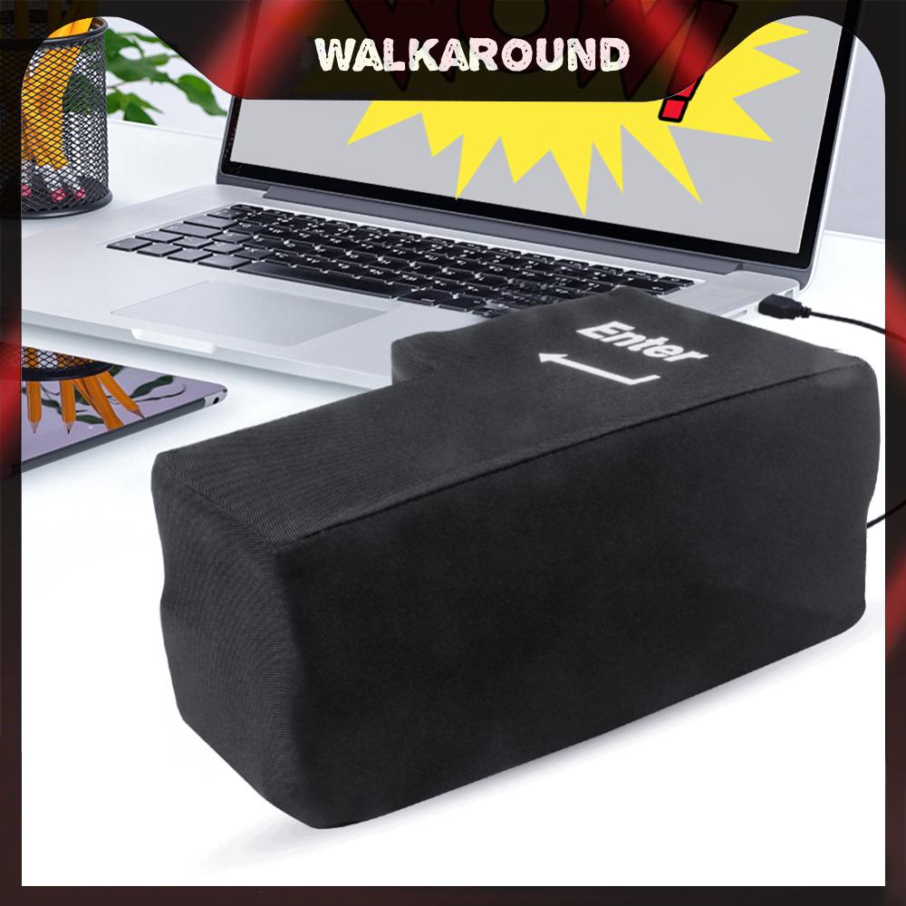 Computador Anti-Stress Enorme Enter Chave Grande Teclado USB Gigante De Ventilação Do