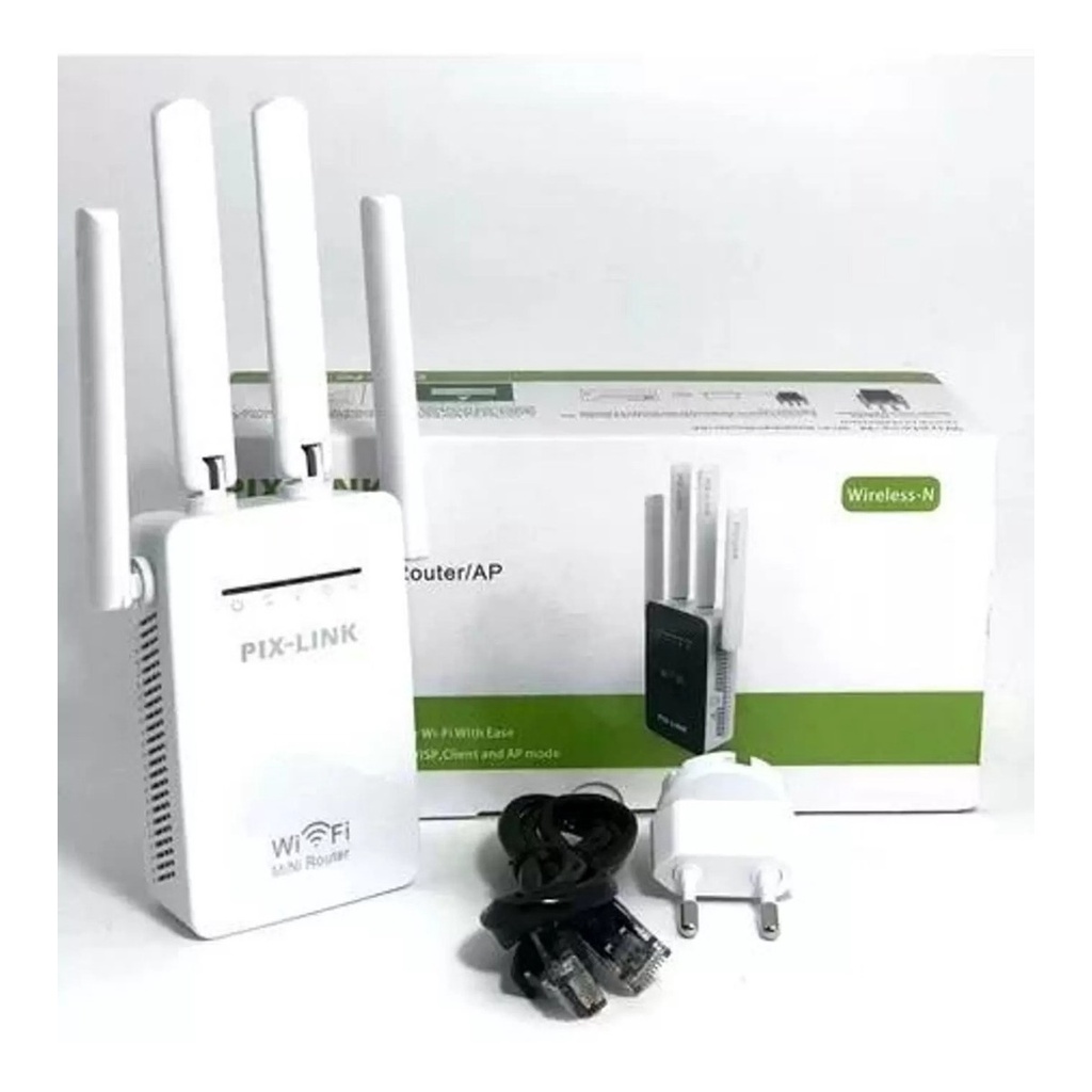 Repetidor Wifi Amplificador Longo Alcance Extensor De Sinal | Shopee Brasil