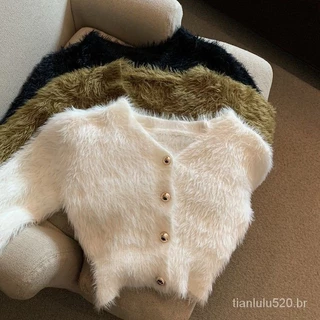 Outono Plush Mulheres Blusa E Casaco Curto De Inverno em Promoção na Shopee Outono Plush Mulheres Blusa E Casaco Curto De Inverno