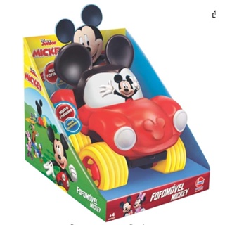 Carrinho Mickey Fofomovel Vinil Macio Lider Brinquedos
