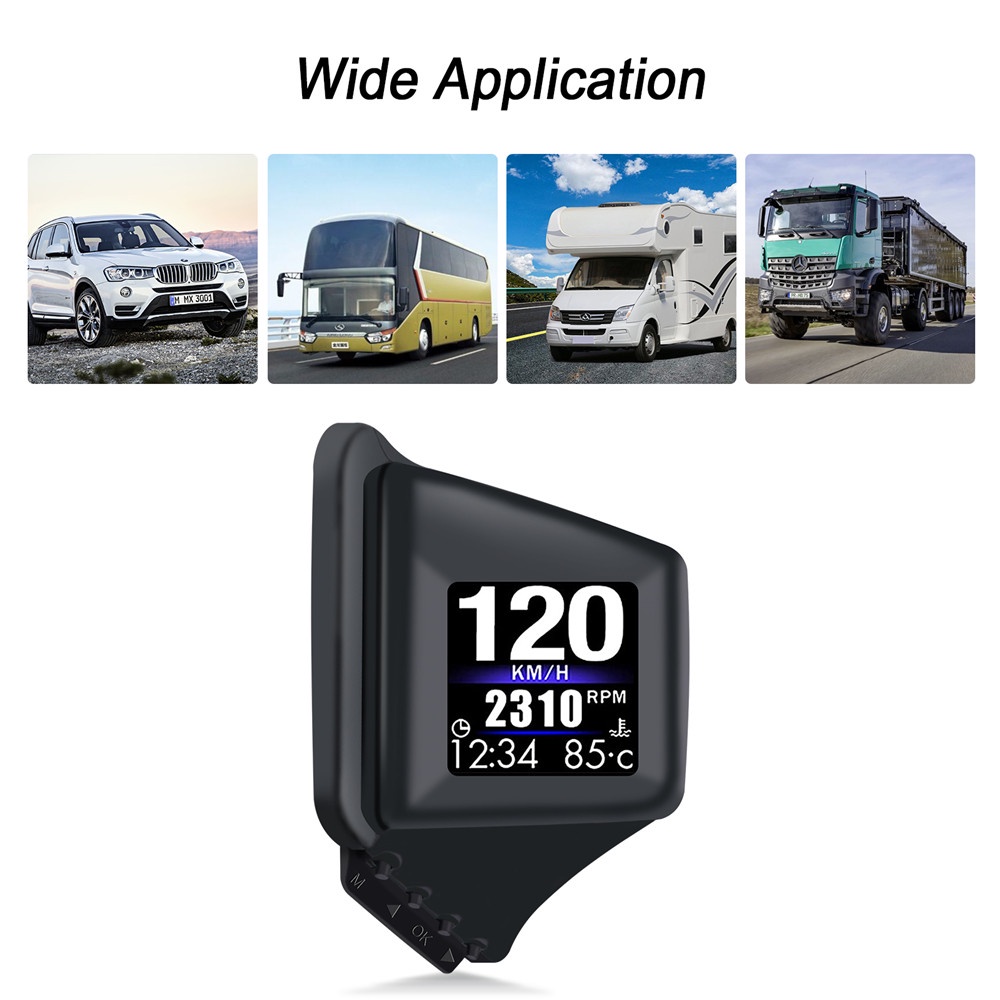 A401 Novo Visor OBD Meter OBD2 + GPS Medidor Digital De Velocidade