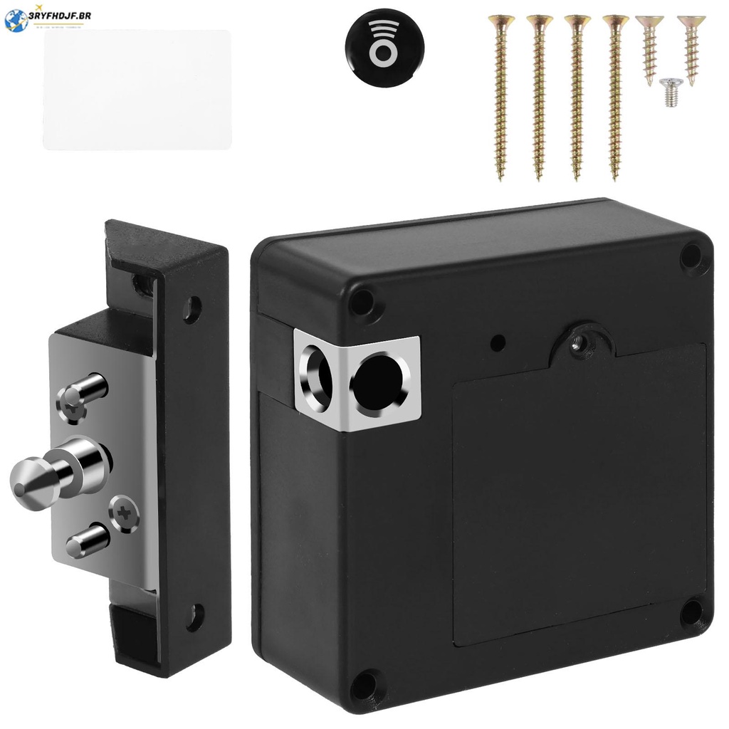 Fechadura De Armário Eletrônica RFID NFC Inteligente Escondida Com Bateria Deslizamento SHOPSKC9847