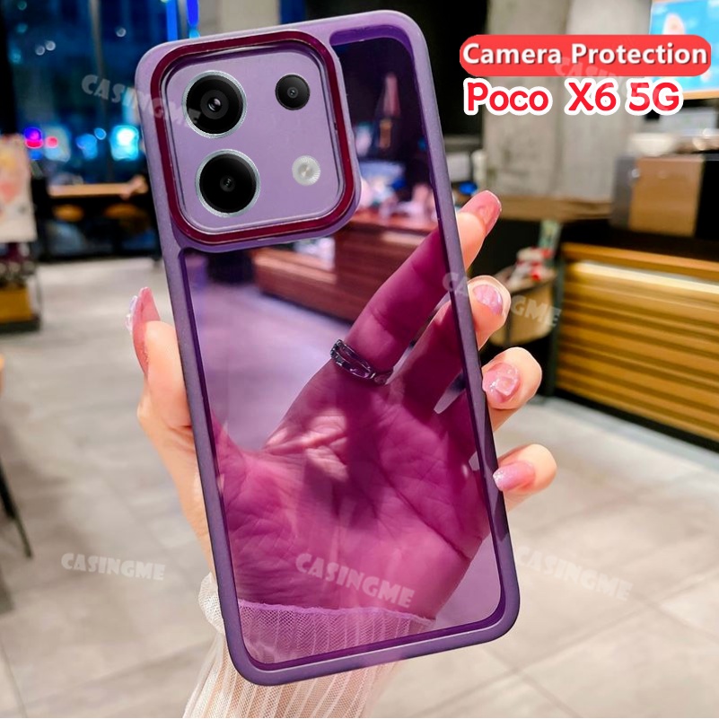 Poco X6 5G 2024 Caixa Transparente Macia Para PocoX6 M6 Pro X6Pro PocoX6Pro X6Poco X 6 Proteção Da Câmera Capa Traseira Em Silicone Telefone À Prova De Choque