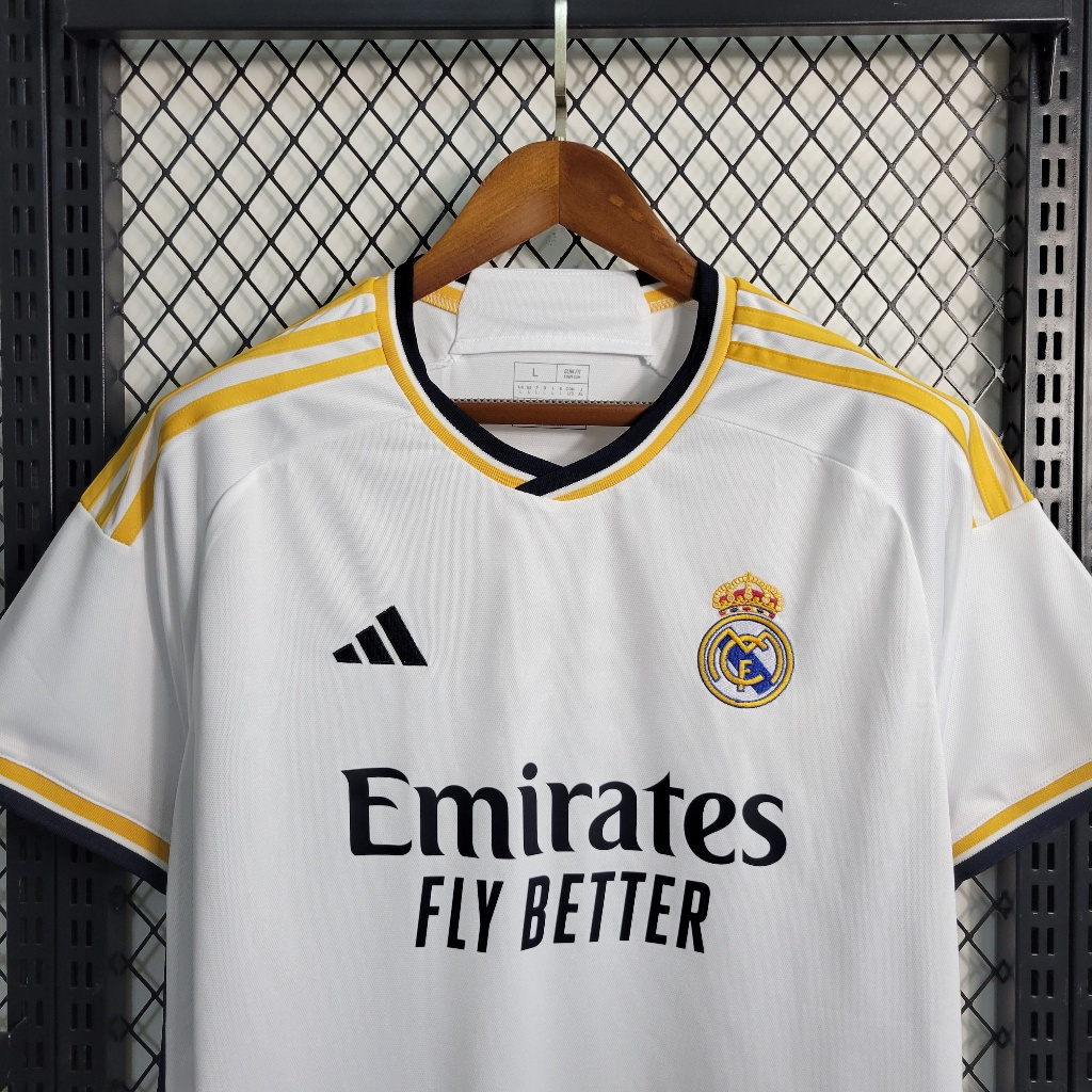 (P-4ggg) 2023/2024 Casa real jersey HJMDL I Home Camisa De Futebol Branca Tailandesa De Alta Qualidade Versão 1 : 1 Personalizada Para Homens T-chinabiaozi.br