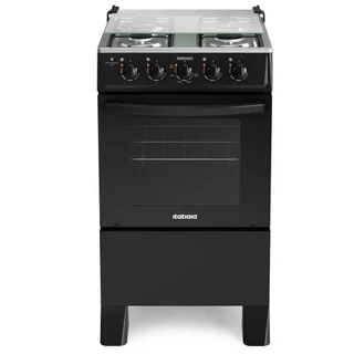 Fogão Itatiaia Star Clean New 4 Bocas Preto 3700000355 em Oferta na Shopee