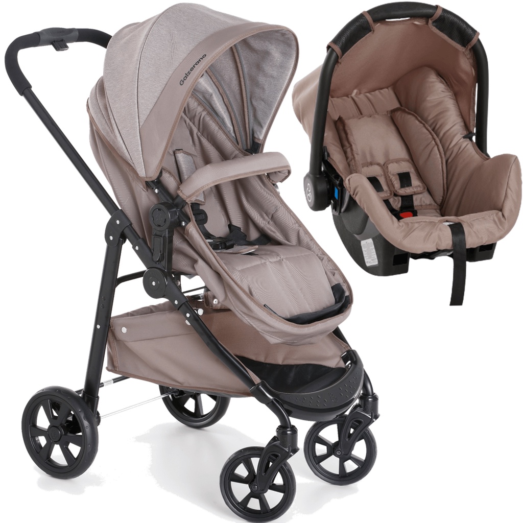 Coche de paseo Galzerano Passeio do Bebê Carrinho bebe - Carrinho de Bebê -  Carrinho Berço Passeio - Carrinho Passeio - Carrinho Reclinável - Carrinho  Reversível - Bebe Conforto - Cadeirinha capuchino